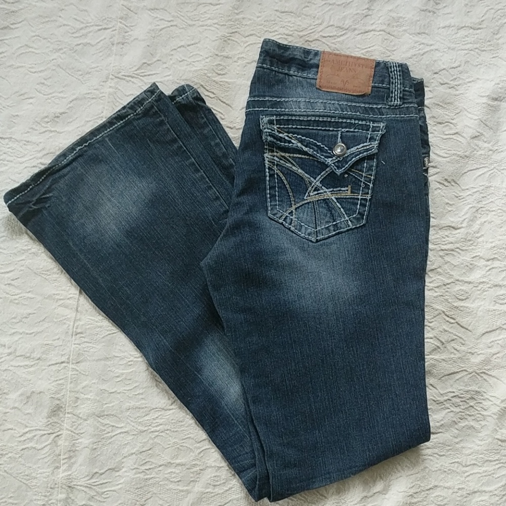 Amethyst Jeans, Bedazzled Bootcut